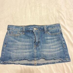 Classic Blue Denim Mini Skirt